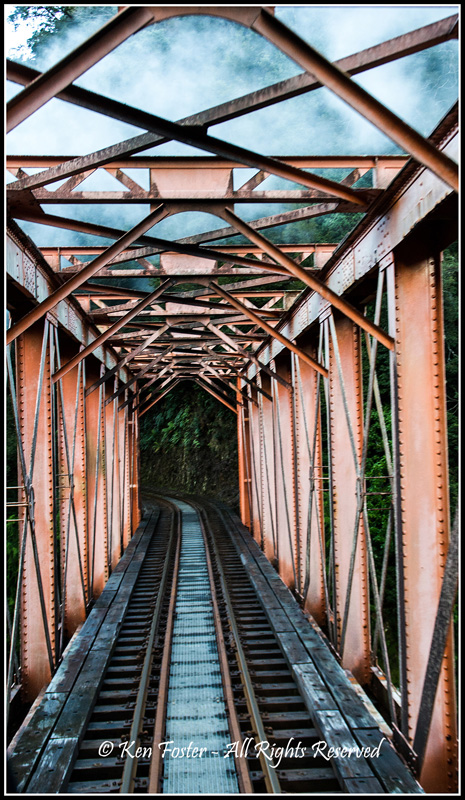 Rail Bridge Strahan by Ken Foster 