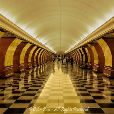 Moscow Metro station by Colin Pass